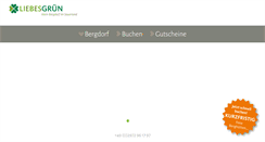 Desktop Screenshot of liebesgruen.de
